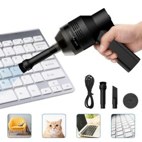Electric Mini Cordless Air Duster Blower High Pressure For Computer Car Cleaning