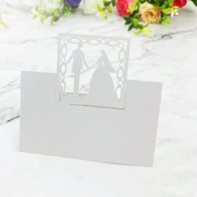 European-style Wedding Seat Holding Hands Small Table Card
