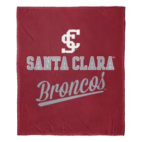 Santa Clara OFFICIAL NCAA "Alumni" Silk Touch Throw Blanket; 50" x 60"