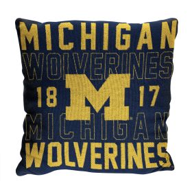 Michigan OFFICIAL NCAA Two-Tone Sherpa Throw Blanket; 50" x 60"