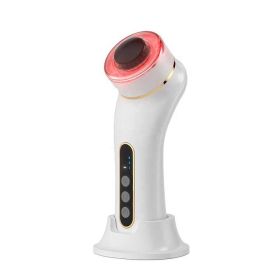 Beauty Instrument Vibration Massage Cold Compress And Hot Compress Cleaning (Option: White-Highly Configurable)