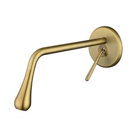 Banpu Black Basin Faucet Hot And Cold Copper In-Wall Style (Option: 32C gold)