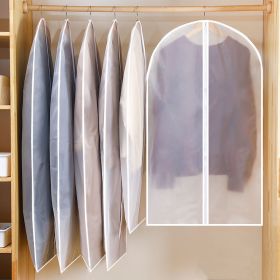 Clothes Hanger Clothes Dress Coat Dust Cover Home (Option: White-L60x120cm-3PC)