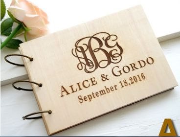 Personalized Name Protocol Book Party Sign In (Option: 2color)