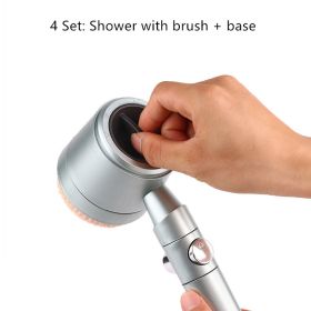 Filter Skin Care Supercharged Shower Head (Option: Metallic Gray 4 Suit)