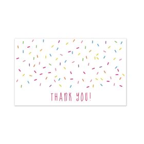 Thank You Card Coated Paper Card (Option: F)