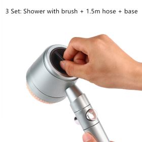 Filter Skin Care Supercharged Shower Head (Option: Metallic Gray 3 Suit)