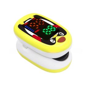 Children's Blood Oxygen Machine Finger Clip-on Rechargeable (Option: Yellow LED Screen-USB)