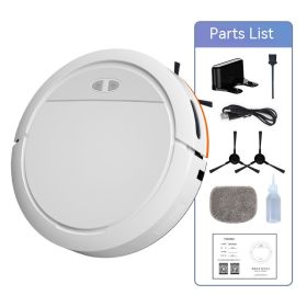 Intelligent Cleaning Robot Automatic APP Control With Voice (Option: White English Without Logo)