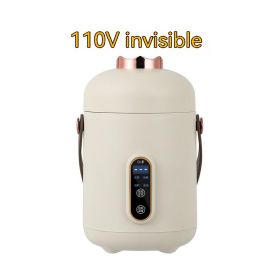 110V220V Smart Electric Stew Cooker Personal Portable Electric Stew Pot (Option: Invisible Version-220V European Standard)