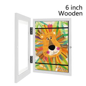 Children Art Frames Magnetic Front Open Changeable Kids Frametory for Poster Photo Drawing Paintings Pictures Display Home Decor (Color: 10x15x2.9cm3, size: 1pc)