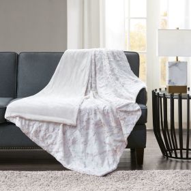 Oversized Faux Fur Throw (Color: as Pic)