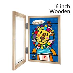 Children Art Frames Magnetic Front Open Changeable Kids Frametory for Poster Photo Drawing Paintings Pictures Display Home Decor (Color: 10x15x2.9cm4, size: 1pc)