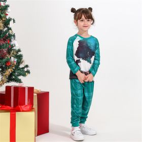Family Baby Boys Girls Ladies Men Christmas Dinosaur Pajama Set (Option: Green-3to4T-Child)