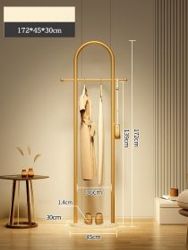 High-quality Floor-standing Vertical Hanger (Option: Gold frame white pattern-45cm)