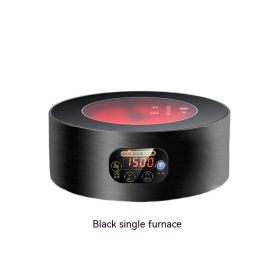 Electric Ceramic Glass Mini Tea Stove (Option: Black Single Furnace-220V US)