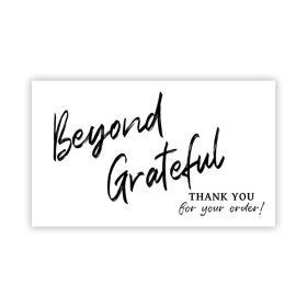 Thank You Card Coated Paper Card (Option: I)