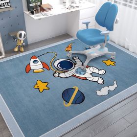 Children's Room Baby Crawling Blanket Stain-resistant Crystal Velvet Carpet (Option: Children's Fun Park 01-120x180cm)